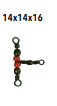 Desto. Falcon Claw Triple C - Barrel Swivel -