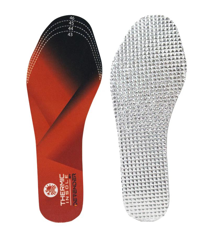 Plantilla Termica Hombre - Color: Rojo-Plateado