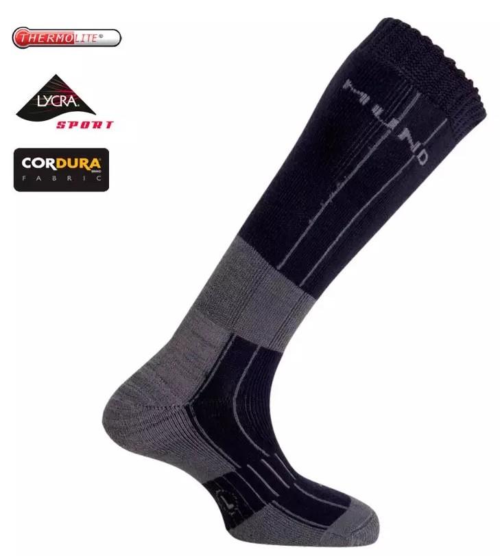 Calcetín Himalaya Stocking - Talla: M, Color: Negro-Gris