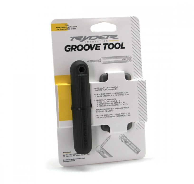Miniatura Groove Tool Herramienta Hortátil 10 Funciones - Color: Negro