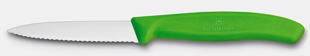 Miniatura Cuchillo mondador Swiss Classic - Color: Verde