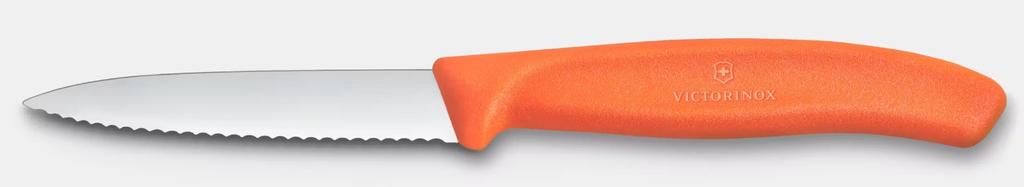Miniatura Cuchillo mondador Swiss Classic - Color: Naranjo