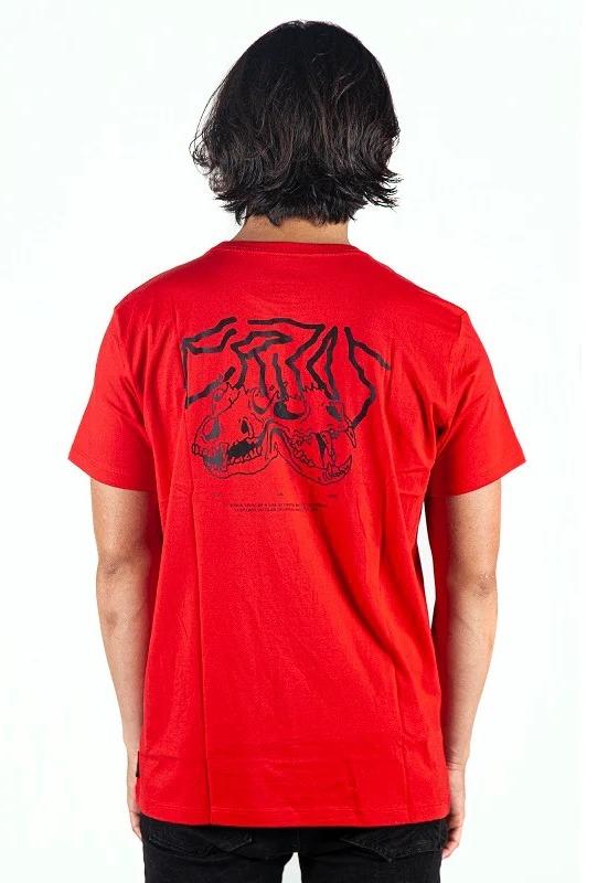 Polera Tee Trail 2021 - Color: Red Black