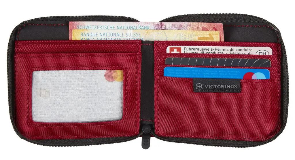 Miniatura Billetera Con Cierre Travel Accessories EXT - Color: Rojo