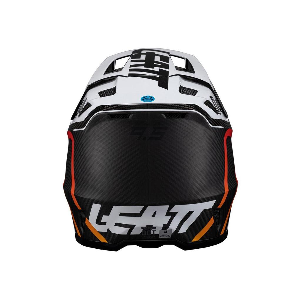 Miniatura Kit Casco Moto 9.5 Antiparra 6.5 Iriz V25 Carbono - Color: Blanco/Negro