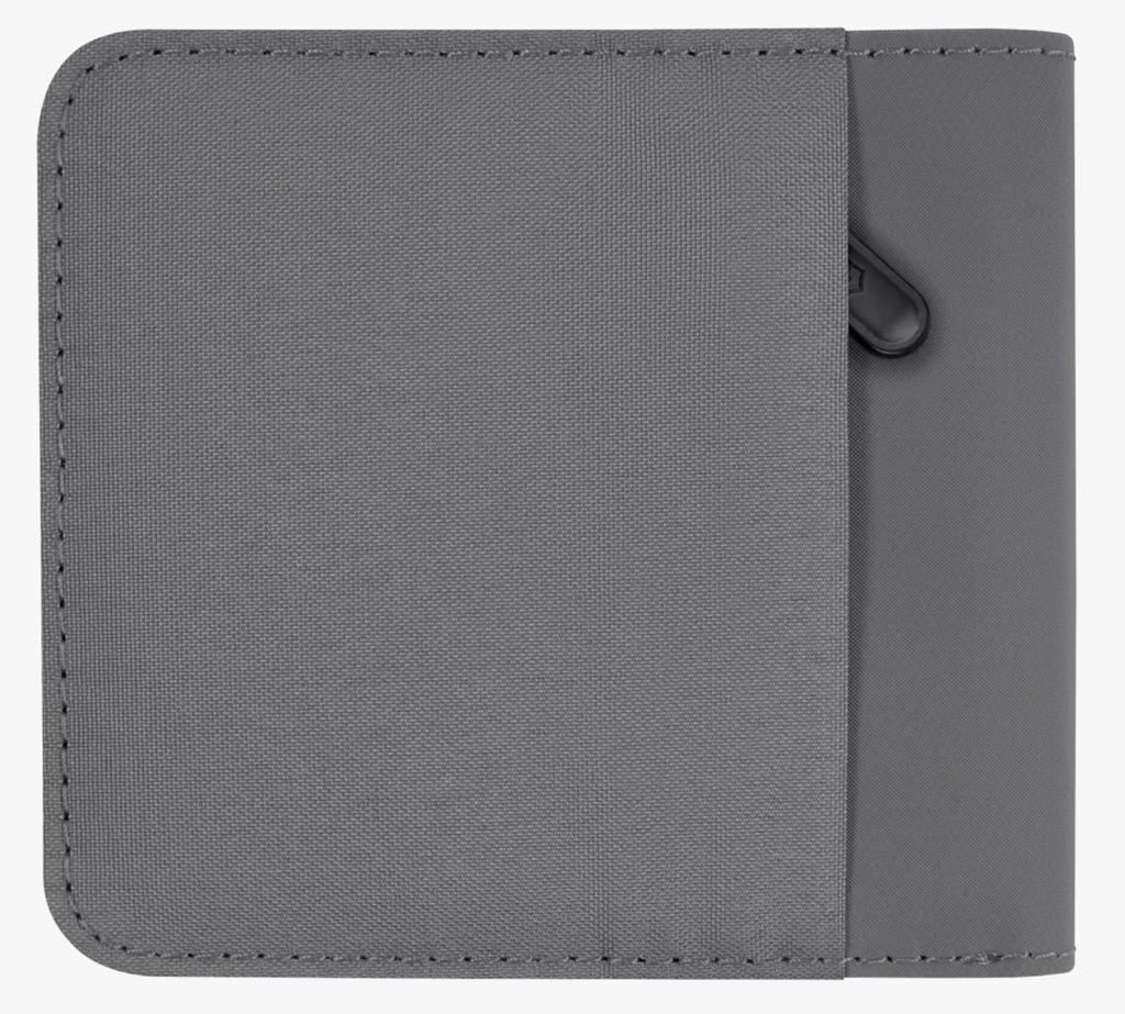 Billetera Bi-Fold con protección  - Color: Gris