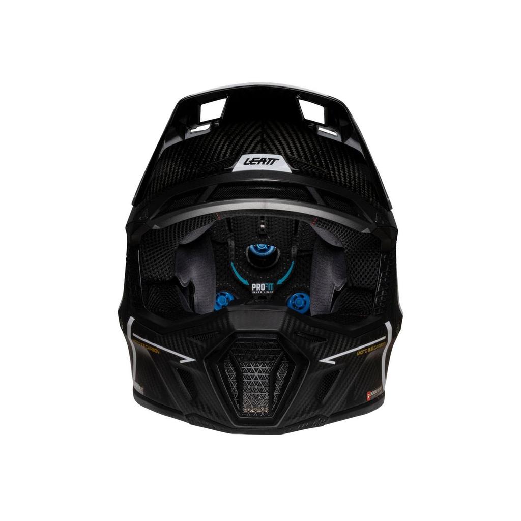 Kit Casco Moto 9.5 Antiparra 6.5 Iriz V25 Carbono - Color: Blanco/Negro