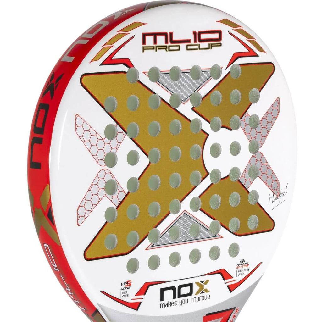 Pala Padel ML10 Pro Cup Corp (360-375gr) 2023 - Color: Blanco