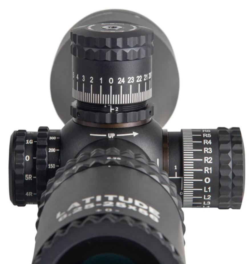 Miniatura Mira Telescópica Latitude 6.25-25X56 FTR  - Color: NEGRO