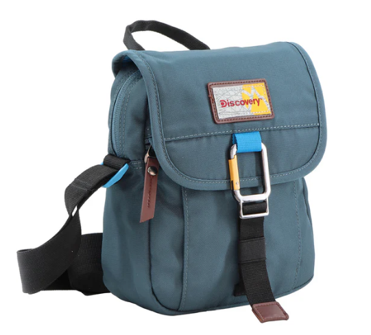 Bolso Cruzado Viaje ICON Discovery RPET 2,8L - Color: Steel Blue
