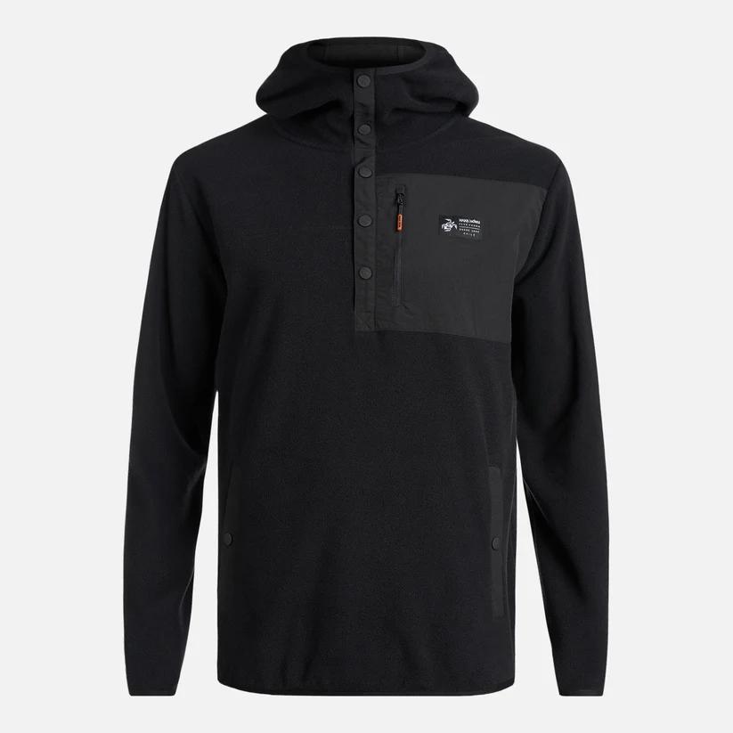 Poleron Hombre Tokerau Hoodie - Color: Negro