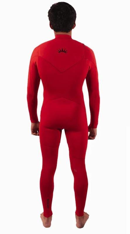 Traje de Neopren Wetsuits Sangre Erizos 43MM 2023 - Color: Red Black