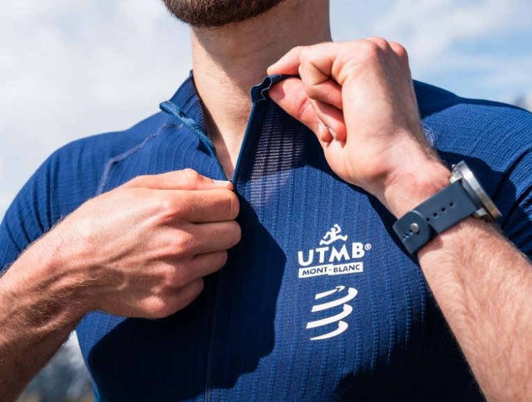 Miniatura Polera Ultra Trail Postural SS Top UTMB 2022 - Color: Azul