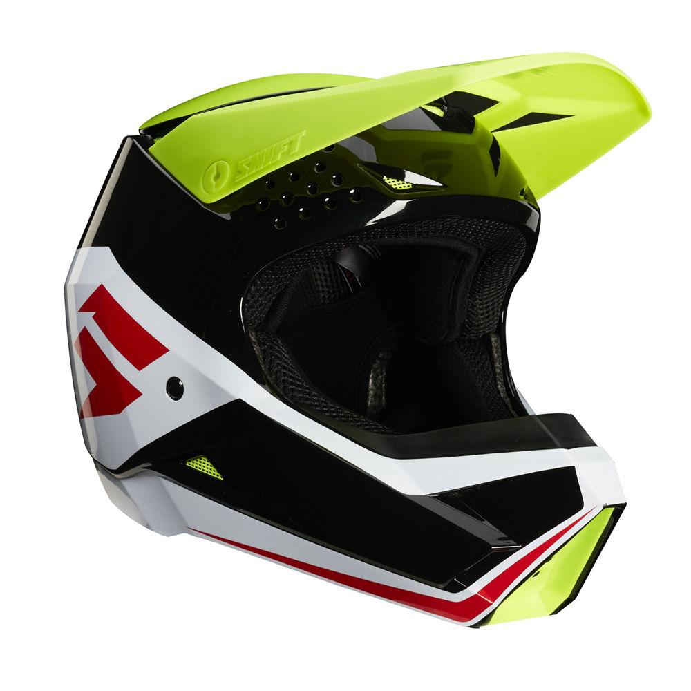 Miniatura Casco Moto Niño White Label Race