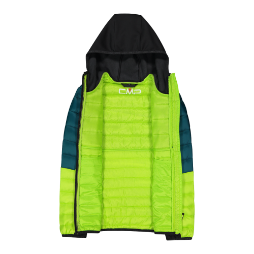 Chaqueta Niño Hybrid Fix Hood - Color: Acido