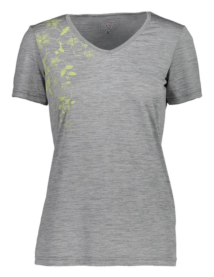Polera Deportiva Mujer-31T7566 - Talla: XXS, Color: GRIGIO MEL.-ACIDO