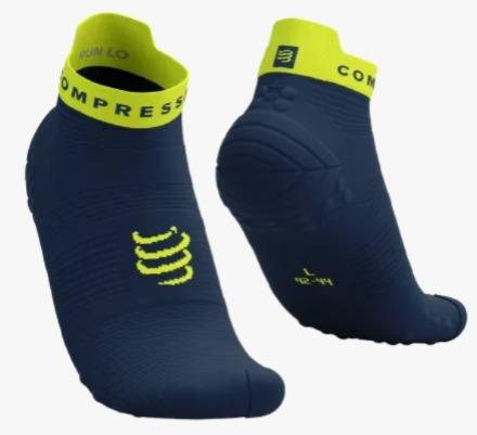 Pro Racing Socks Run Low v4.0 - Color: Celeste-Blanco