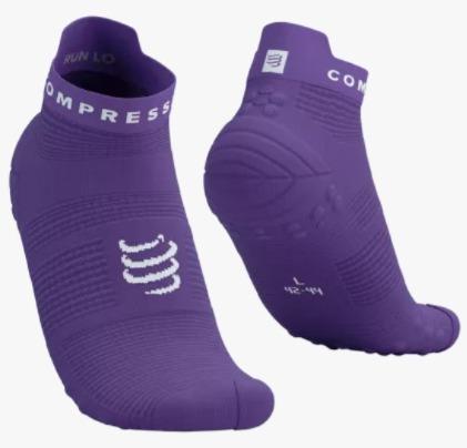 Miniatura Pro Racing Socks Run Low v4.0 - Color: Violeta-Blanco