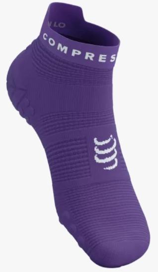 Miniatura Pro Racing Socks Run Low v4.0 - Color: Violeta-Blanco