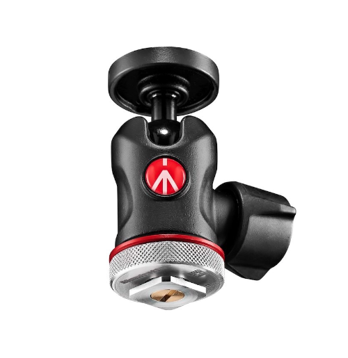 Miniatura Rótula De Bola Central 492 Con Montura De Zapata Fría Para Tripode -