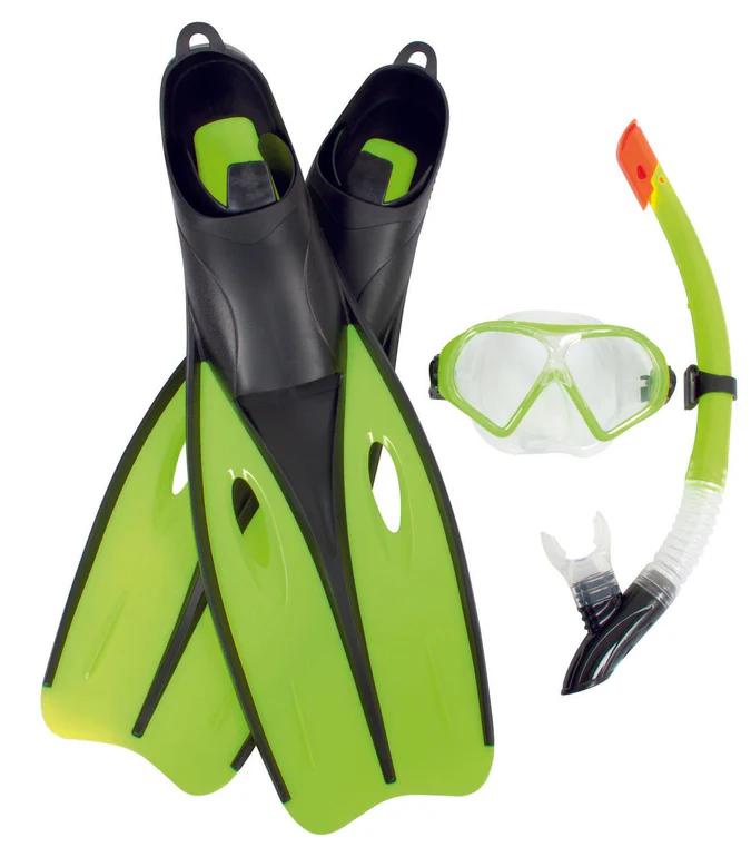 Set Mascara, Snorkel y Aletas Blacksea 