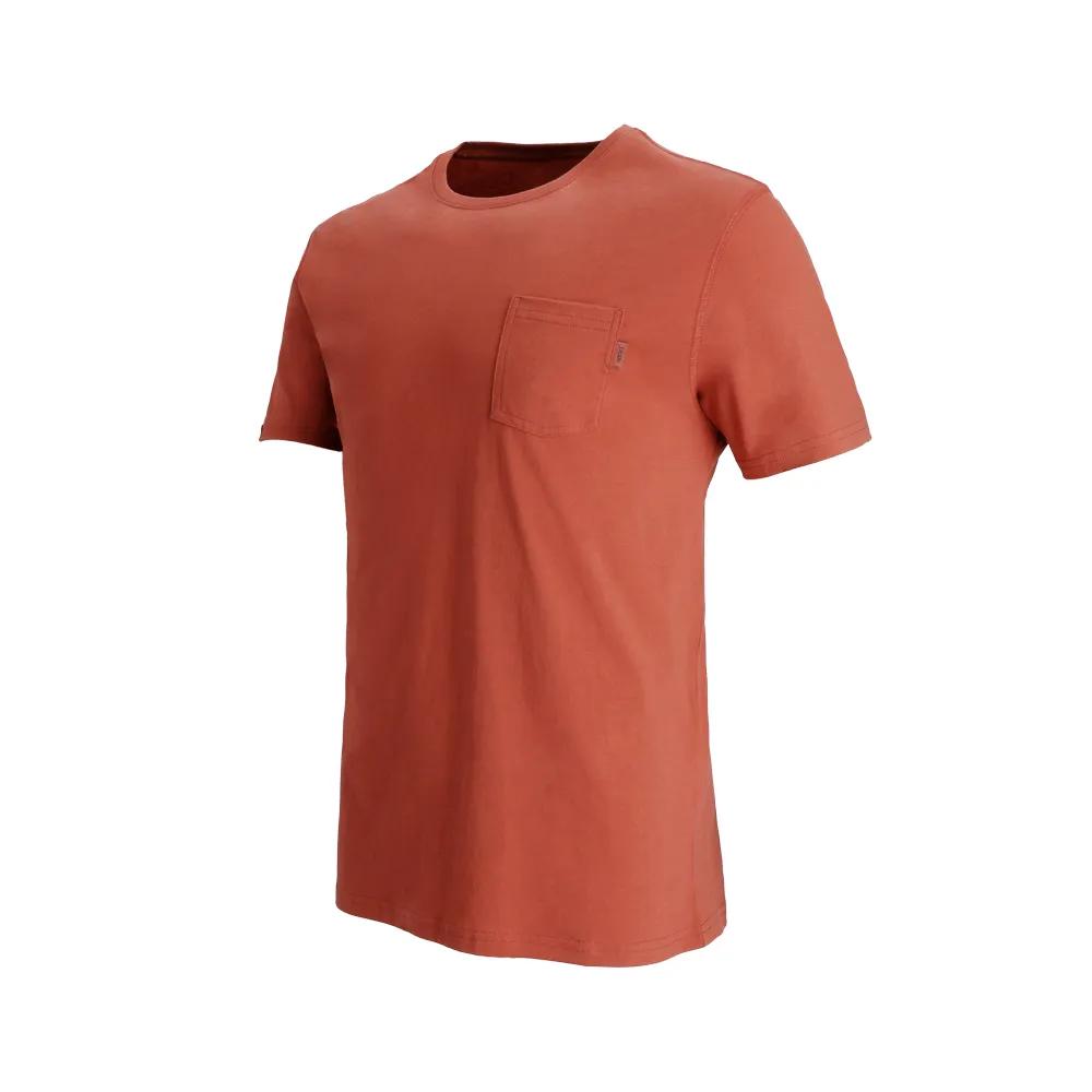 Polera Manga Corta Pima Pocket Hombre -