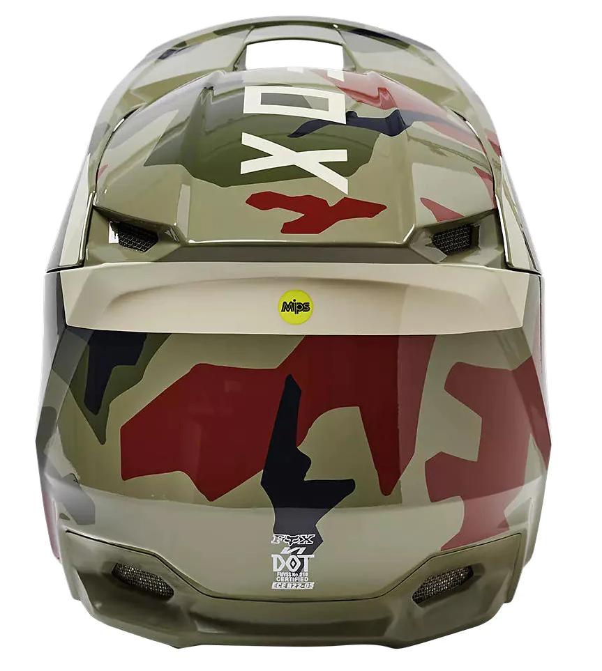 Miniatura Casco Moto Niño V1 BKNR Camo  -
