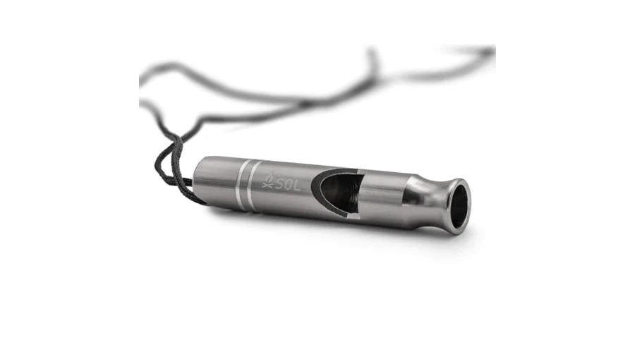 Silbato Rescue Metal Whistle 2-Pack - Color: Plateado