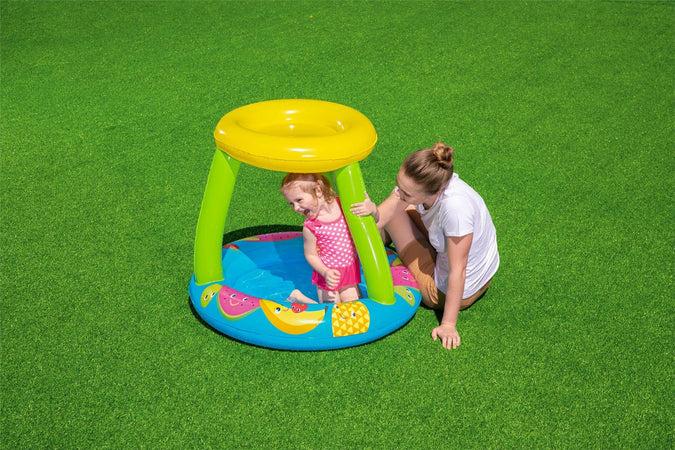 Piscina Inflable Con Techo Para Bebés 94cm x 89cm x 79cm -