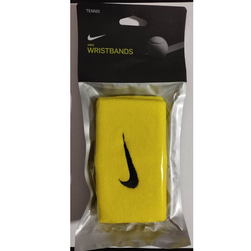 Muñequera Nike Premier Sellada - Color: Amarillo Logo Negro