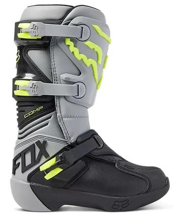 Botas Moto Niño Comp - Color: Gris