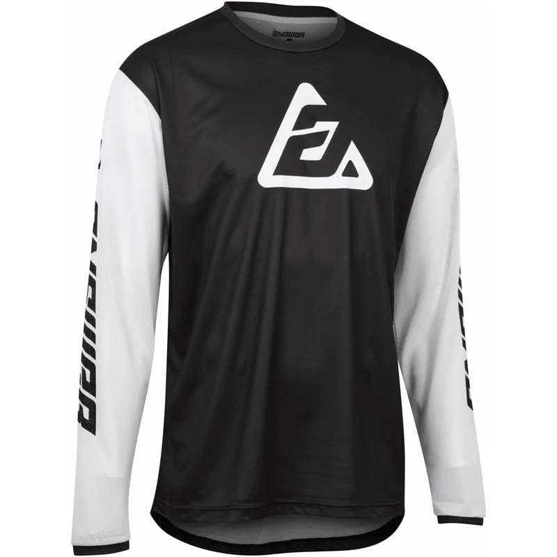 Jersey Moto Mx Answer Arkon Bold  - Color: Negro - Blanco