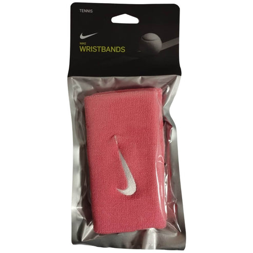 Miniatura Muñequera Nike Premier Sellada - Color: Rosado Logo Blanco