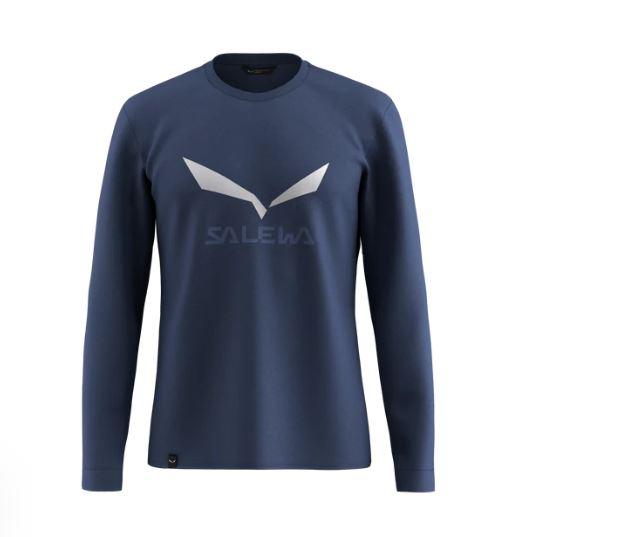 Polera Hombre Solid Logo Dry L/S