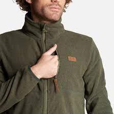 Poleron Hombre Tokerau Pro - Color: Verde Militar, Talla: S