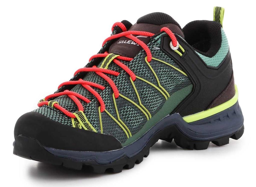 Miniatura Zapatilla Mujer Mtn Trainer Lite Gtx - Color: Feld Green/ Fluo Coral