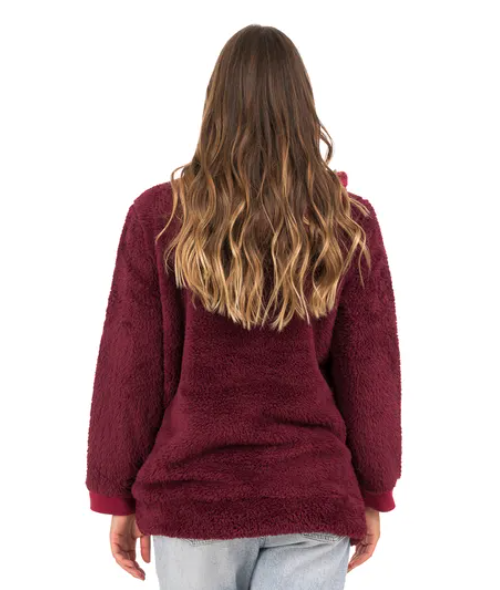 Miniatura Polar Mujer Lazz Reciclado - Color: Burdeo