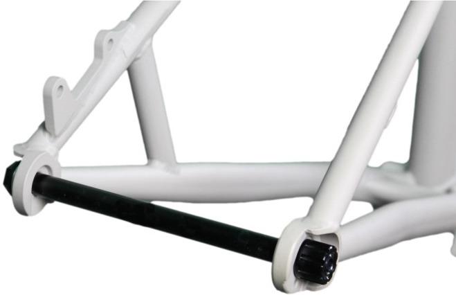 Cuadro Enduro Chromoly  - Color: Blanco