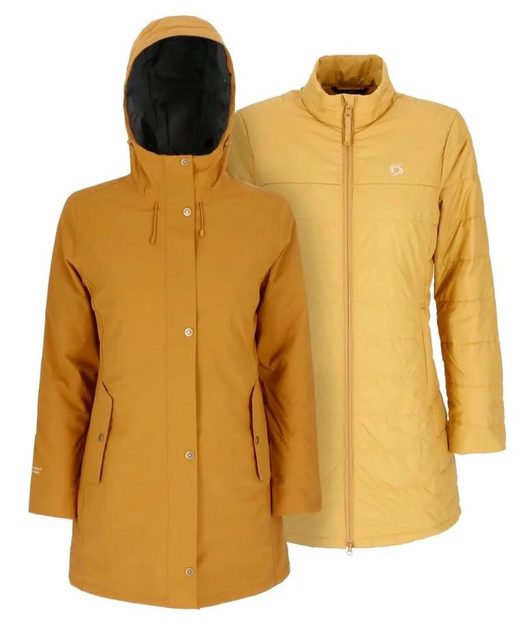 Parka 3 en 1 Skien Women - Color: Mostaza