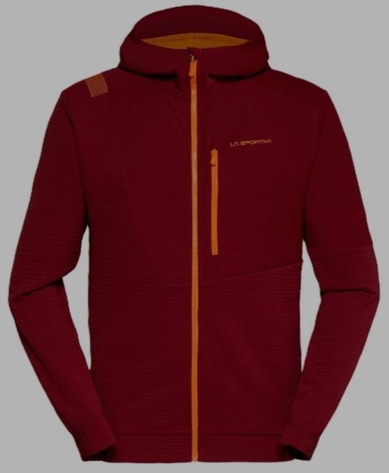 Miniatura Mood Hoody Hombre - Color: Sangria/ Papaya