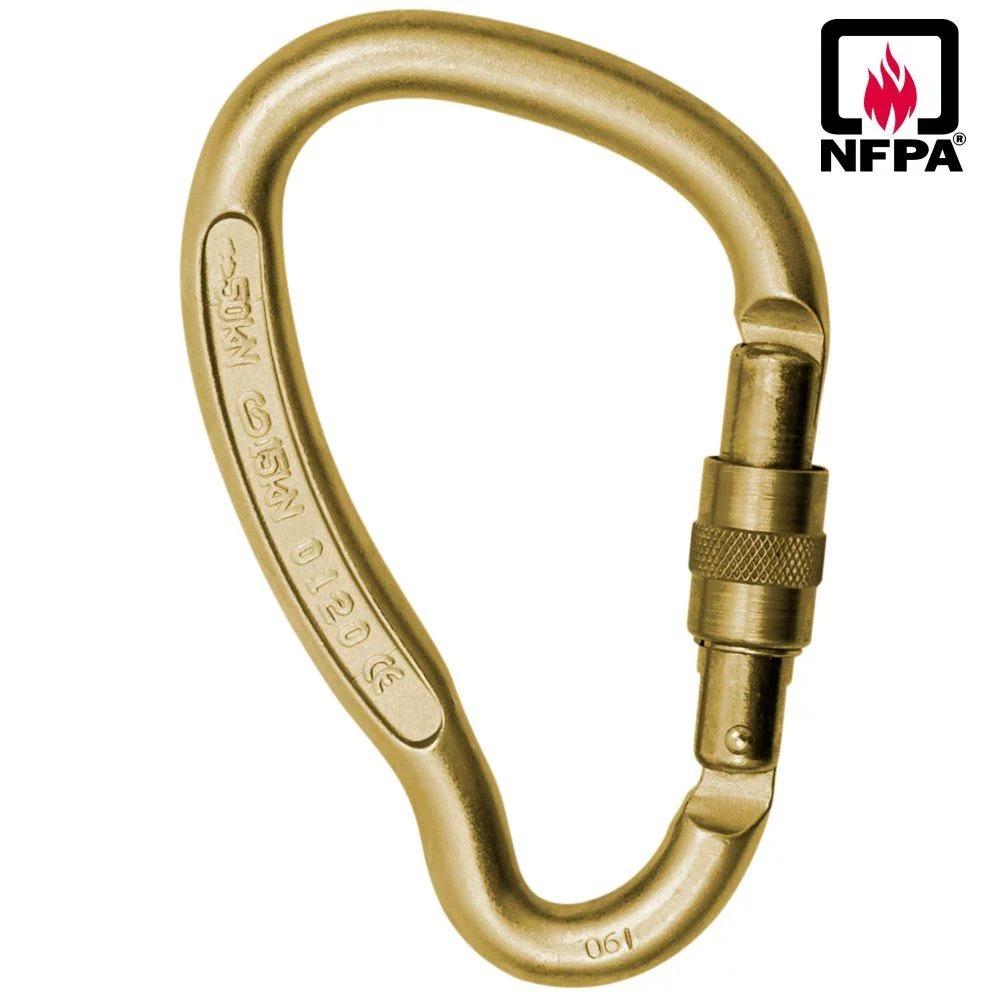 Mosquetón Acero Tipo D Rosca 50kN Viper -