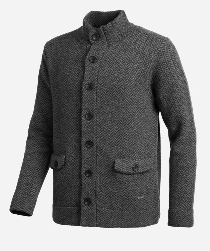 Miniatura Cardigan Finch Hombre  - Color: GRIS OSCURO