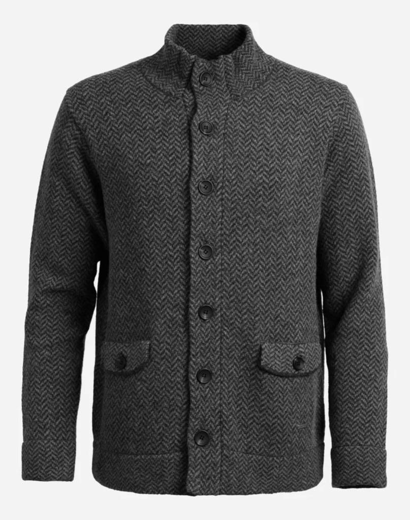 Miniatura Cardigan Finch Hombre  - Color: GRIS OSCURO