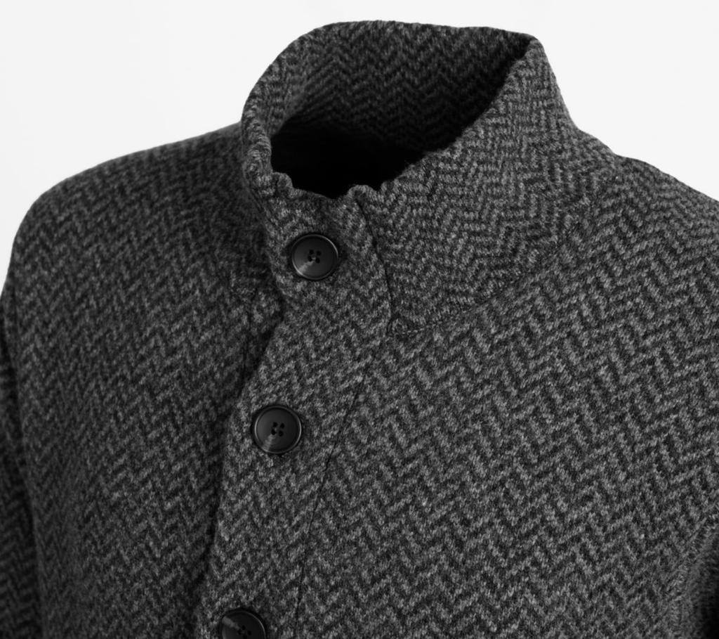 Miniatura Cardigan Finch Hombre  - Color: GRIS OSCURO