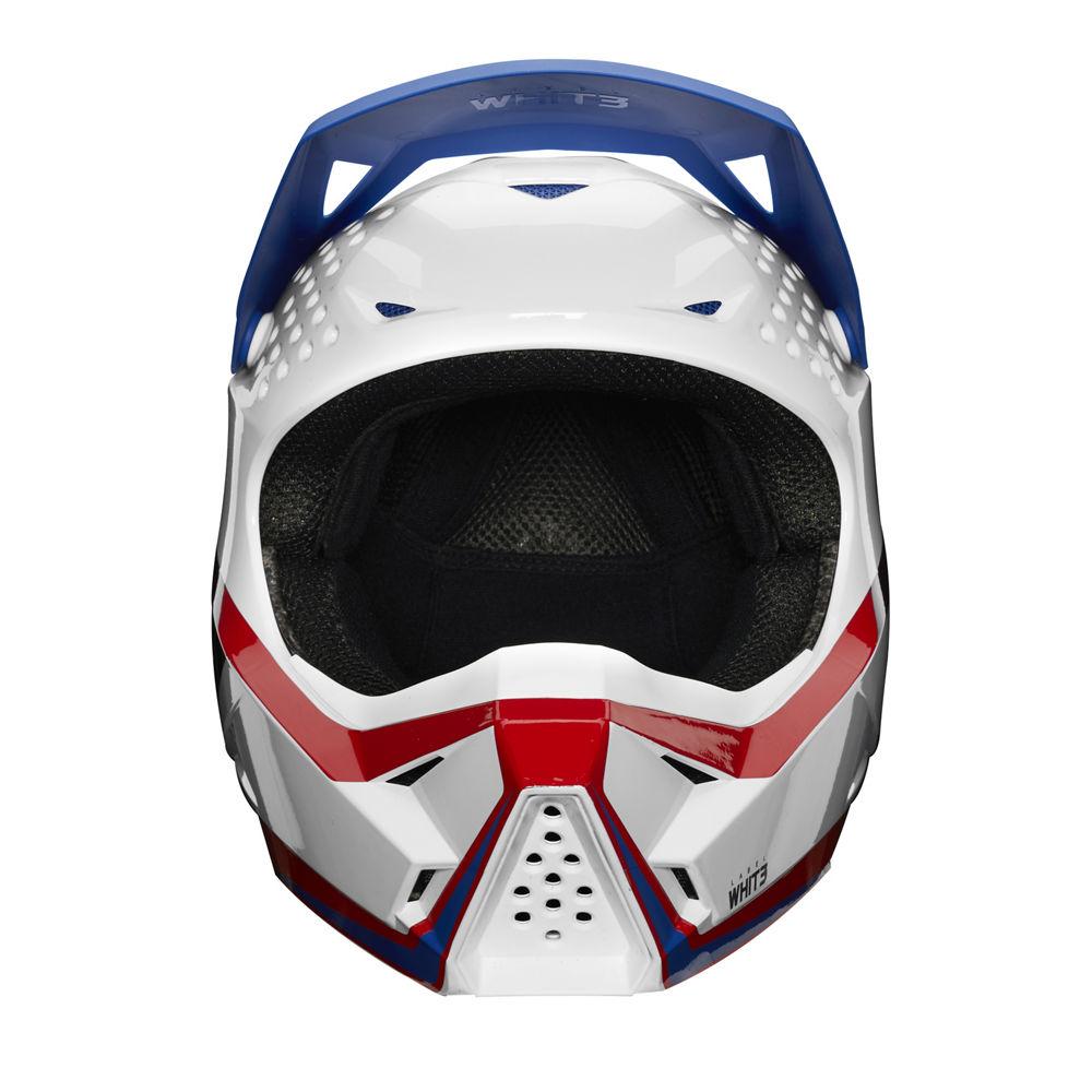 Miniatura Casco Moto Niño White Label Race