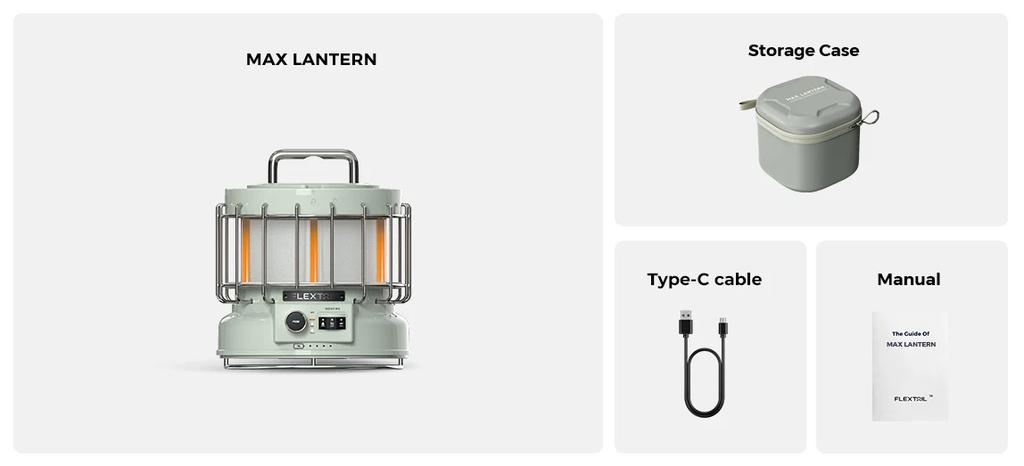 Linterna Max Lanter 3 en 1 Vintage
