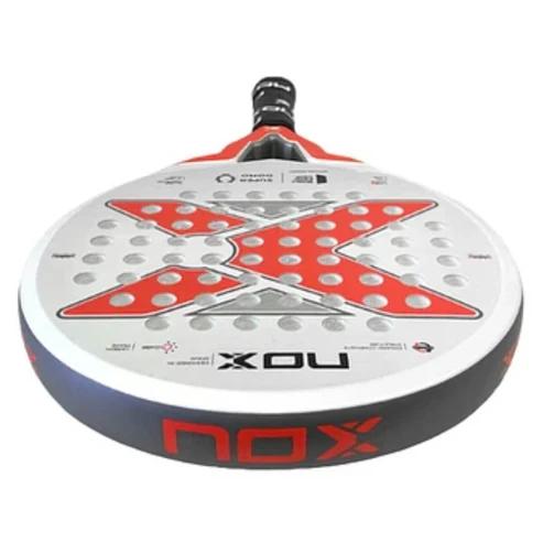 Pala Padel Super Domo Fiber 360-375g Exclusiva - Color: Blanca