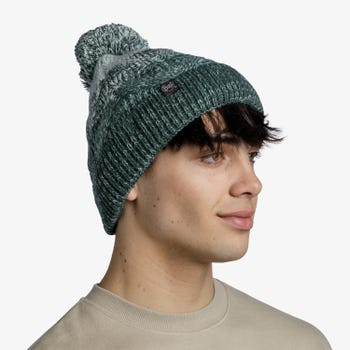 Gorro Knitted & Fleece Beanie Masha Silversage - Color: Silversage