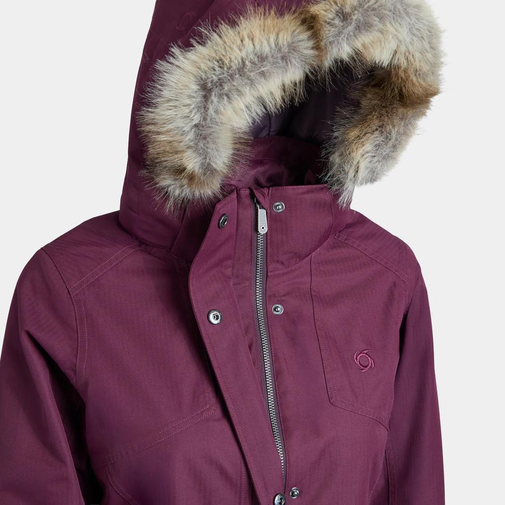 Miniatura Abrigo Aranova Mujer - Color: Vino