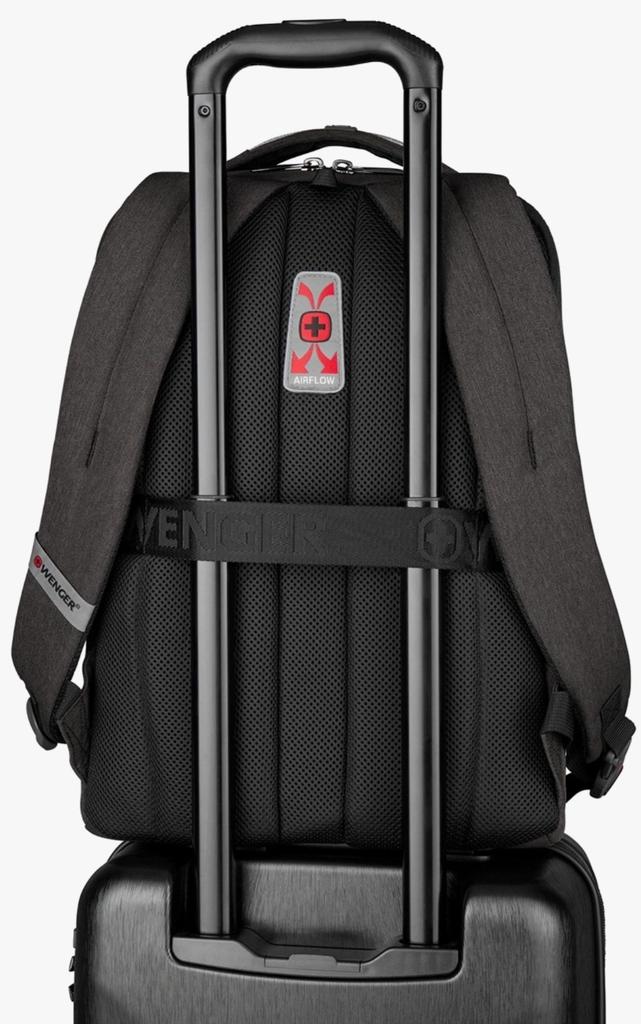 Miniatura Mochila para portátil de 16 pulgadas con compartimento para tableta. - Color: Negro